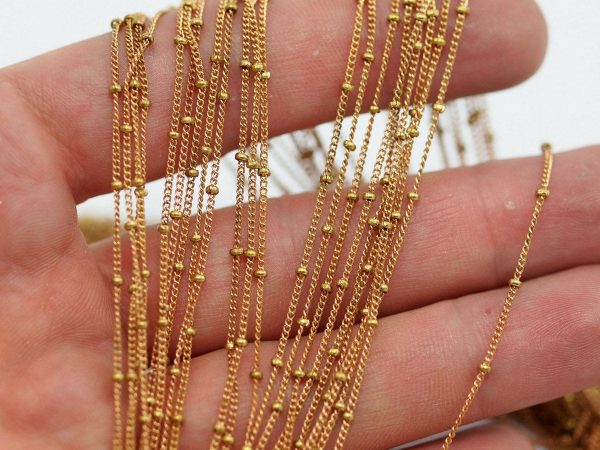 Red Brass Chain, 50 M (1.5mm) Raw Red Brass Soldered Chain - Ybt007 Z114 Cheap - Image 3