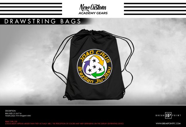Joao Crus Brazilian Jiu-Jitsu Academy Drawstring Gi Bag #599 Online Hot Sale